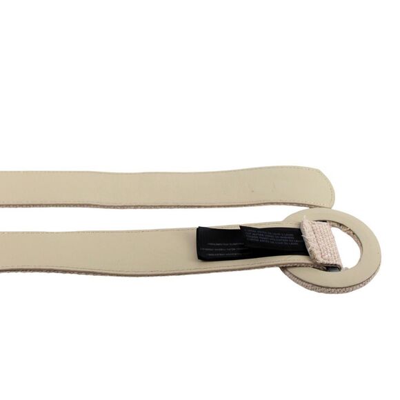 CLASSIC BEIGE CANVAS POLYESTER 1 5/8"Wd DRESS CASUAL WOMEN'S BELT Size S (t61 - Picture 12 of 12